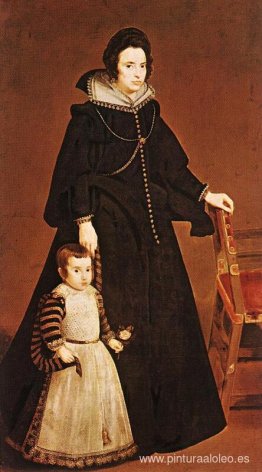 Doña Antonia de Ipenarrieta y Galdós y su hijo