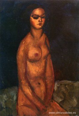 Desnudo sentado