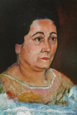 Retrato de la madre del artista, Doña Felipa Dome Domenech De, D