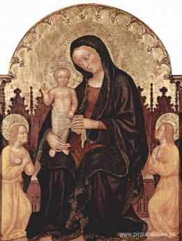 Madonna con dos ángeles