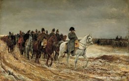 1814. Campagne de France (Napoleón y su personal regresando de S