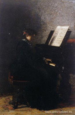 Isabel al piano