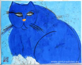 gato azul