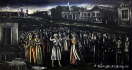 La fiesta de la iglesia en Kartli (Georgia central)