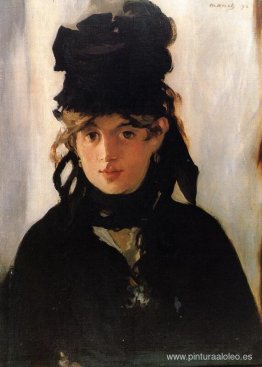 Berthe Morisot con un ramo de violetas