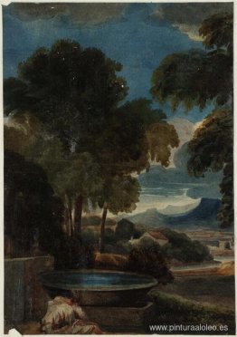 Paisaje clásico (después de Poussin)