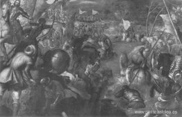 Francesco II Gonzaga contra Carlos VIII de Francia 1495 en la ba