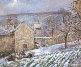 Nieve en el Hermitage, Pontoise