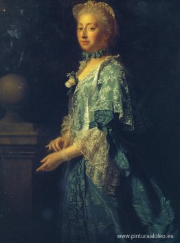 Retrato de Augusta de Sajonia Gotha, Princesa de Gales