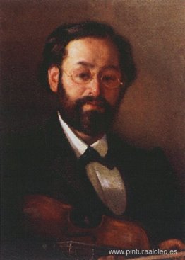 Retrato del violinista V. G. Walter