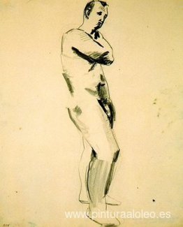 Sin título (Figura masculina desnuda)