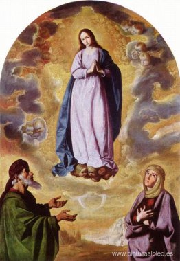 La Inmaculada Concepción con San Joaquín y Santa Ana