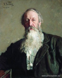 Retrato del crítico de arte Vladimir Stasov