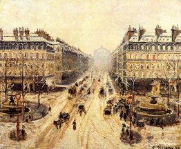 Avenue de l'Opera - Efecto de la nieve