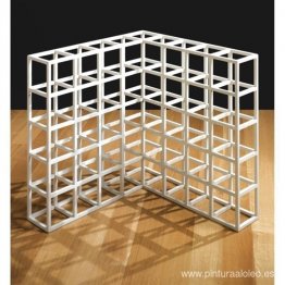 Estructura de cubo basada en cinco módulos