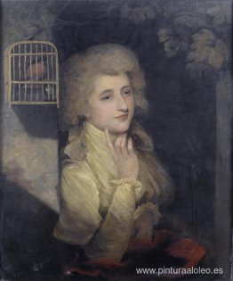 retrato de la señora joven