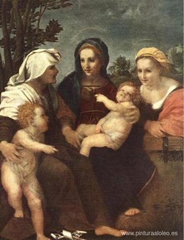 La Virgen y el Niño con Santa Catalina, Isabel y Juan Bautista