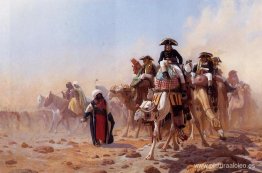 El general Bonaparte con su Estado Mayor en Egipto