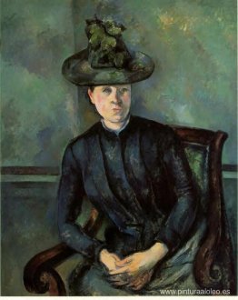 Mujer con sombrero verde (Madame Cézanne)