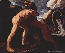 Hércules luchando con el león de Nemea