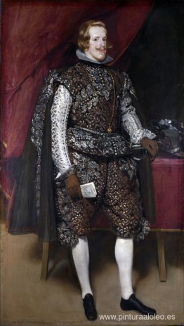 Felipe IV de España en Marrón y Plata