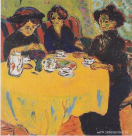 Mujeres bebiendo café