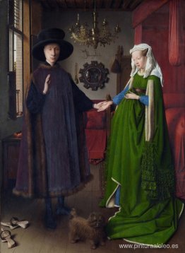 La boda Arnolfini. El retrato de Giovanni Arnolfini y su esposa