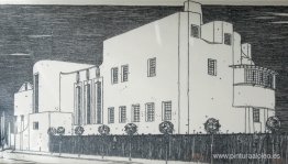 Le dessin de Mackintosh de la 'Casa para un amante del arte'