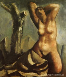 Desnudo con arbol