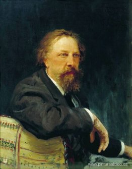 Retrato del escritor Aleksey Konstantinovich Tolstoi