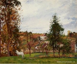 Paisaje con un caballo blanco en un campo, L'Ermitage