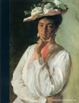 mujer de blanco