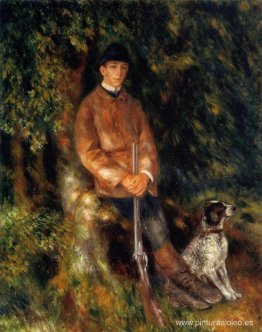 Alfred Bérard y su perro