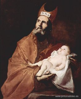 San Simeón con el niño Cristo