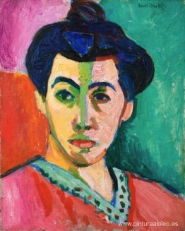 Retrato de Madame Matisse (franja verde)