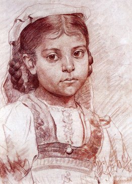 Retrato de una niña dálmata