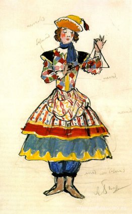 Bailarina callejera. Diseño de vestuario