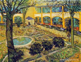 El patio del hospital de Arles