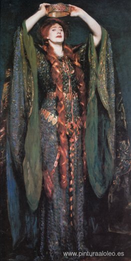 Señorita Ellen Terry como Lady Macbeth