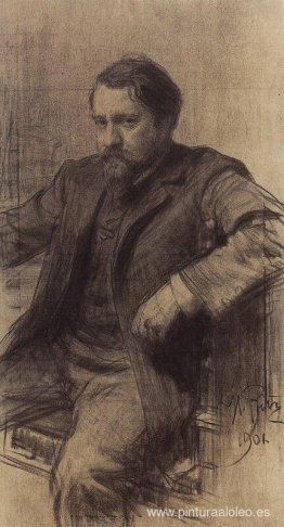 Retrato del artista Valentin Serov