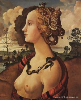 Copia del 'Retrato de Simonetta Vespucci' de Piero di Cosimo