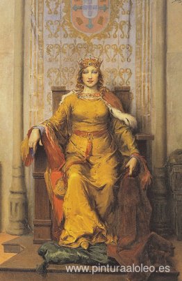 Retrato de la reina D Leonor