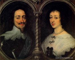 Carlos I de Inglaterra y Enriqueta de Francia