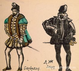 Diseño de vestuario para la ópera Don Giovanni de Wolfgang Amade