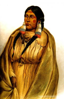 Mujer de la tribu Cree