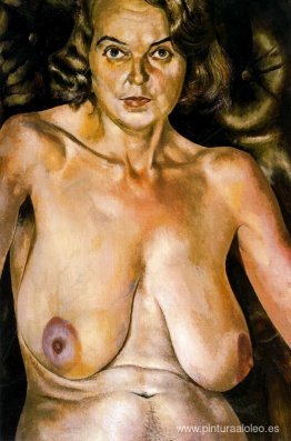 Retrato desnudo de Patricia Preece