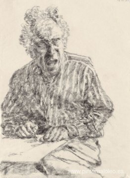 Autorretrato, Dibujo