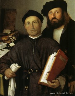 Retrato de Giovanni Agostino della Torre y su hijo Niccolò