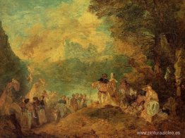 La peregrinación a Citera (después de Watteau)