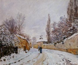 Camino bajo la nieve, Louveciennes